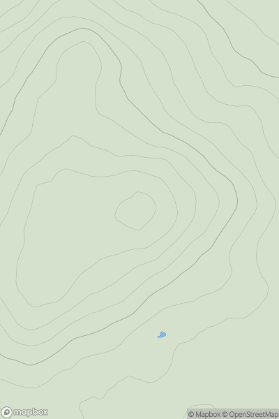 Thumbnail image for Meall Ban [Loch Ericht to Glen Tromie & Glen Garry] [NN545621] showing contour plot for surrounding peak